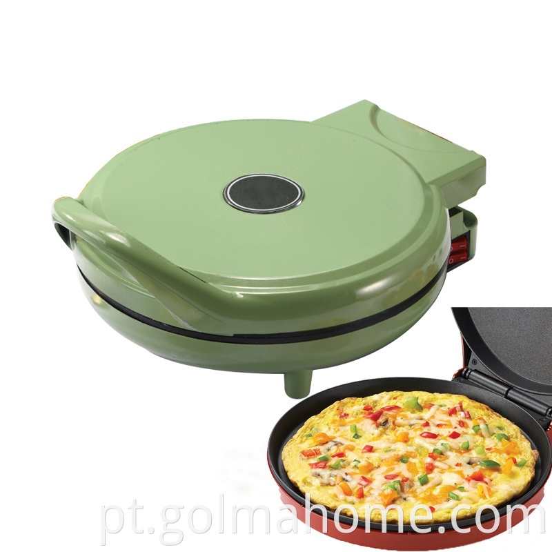 Panela elétrica de pizza 12 "para assar massas em 5 minutos Forno elétrico para pizza automático